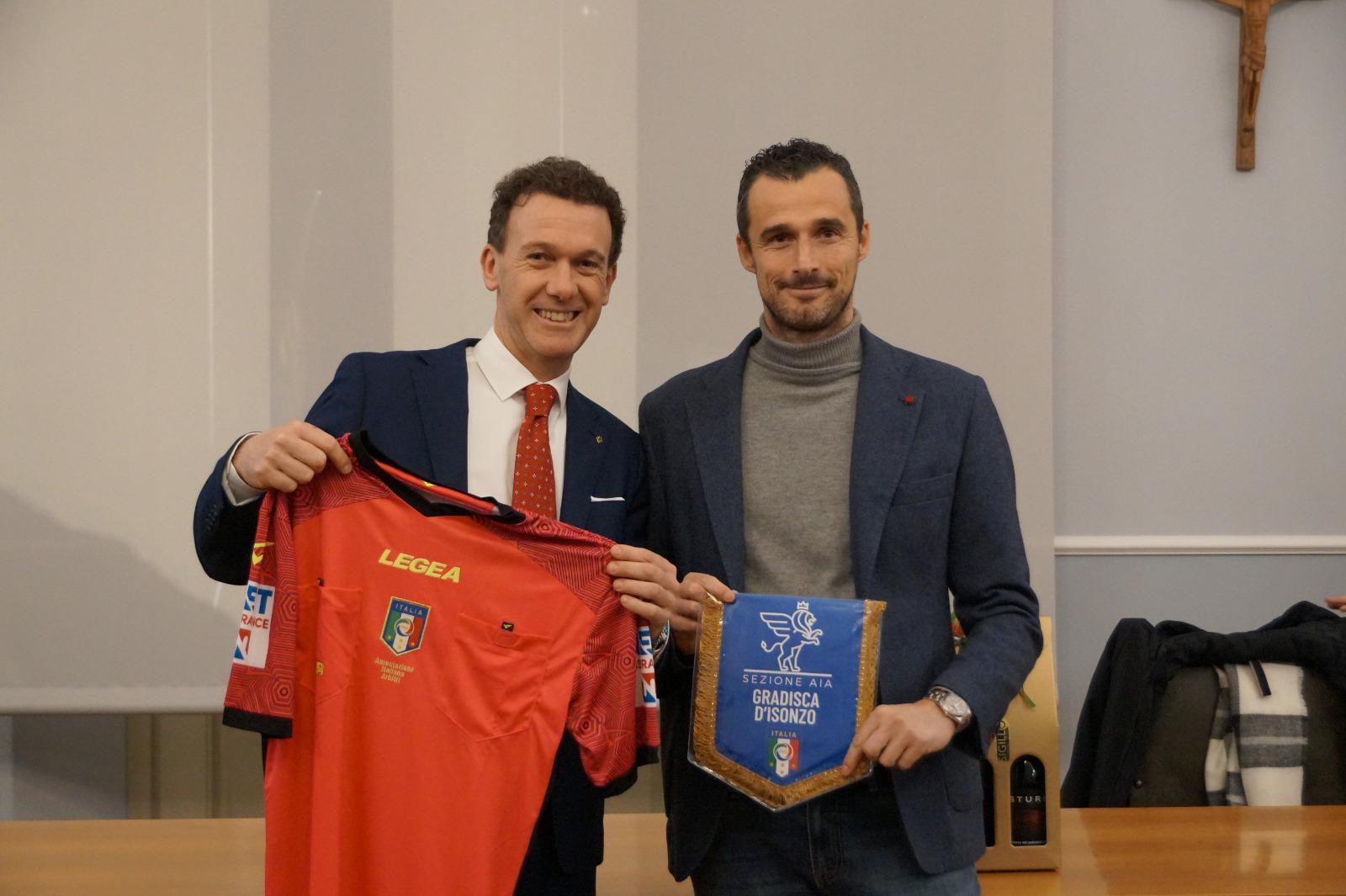 Immagine per Arbitri e tattica, l'assistente di Serie A Raspollini ospite a Gradisca